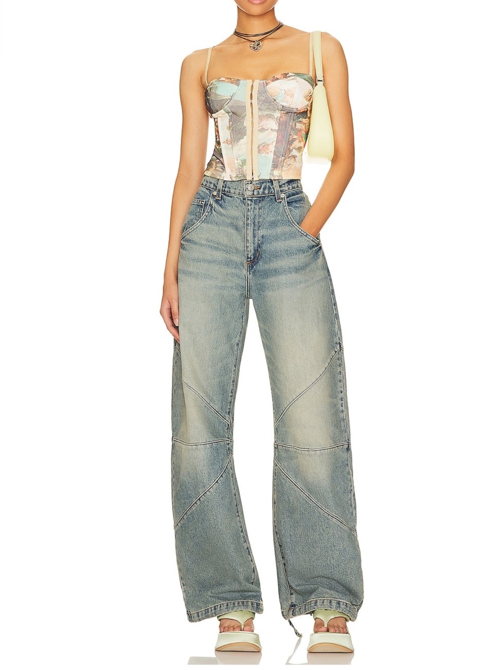 Superdown Ziva Bustier Corset Top